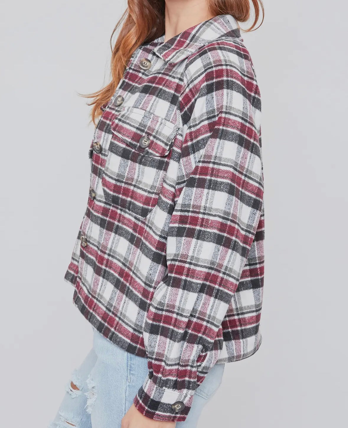 Forever In Plaid Shacket