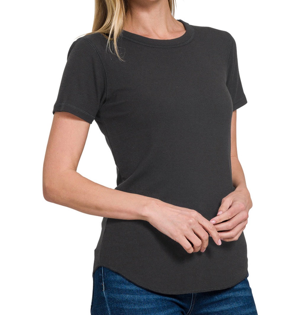 Easy Day Ribbed Tee