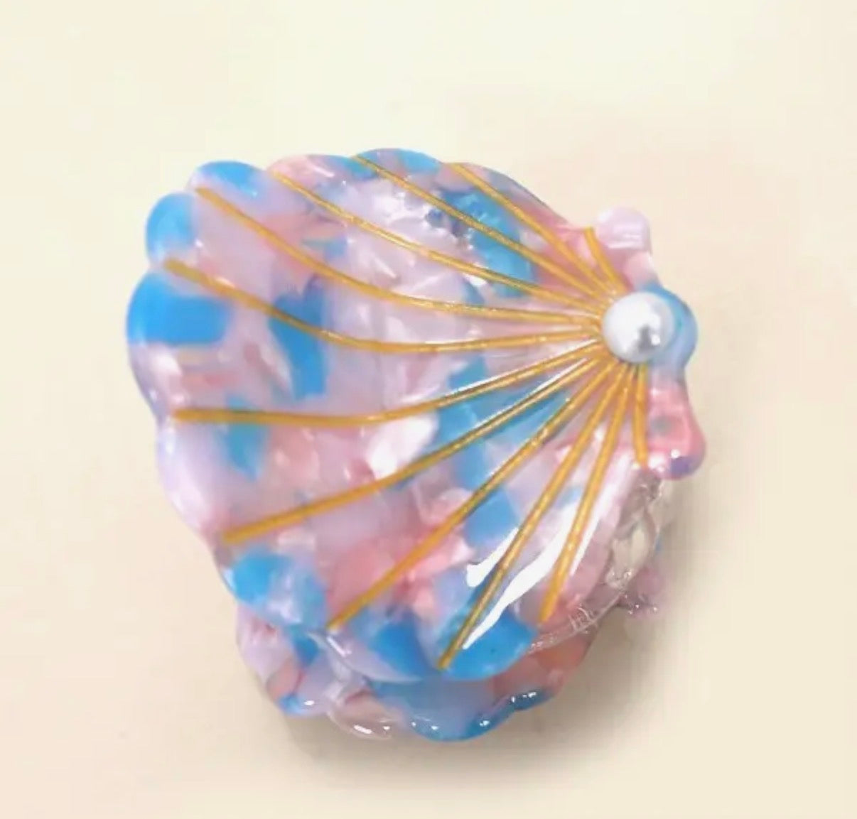 Seashell Hair Claw Clip