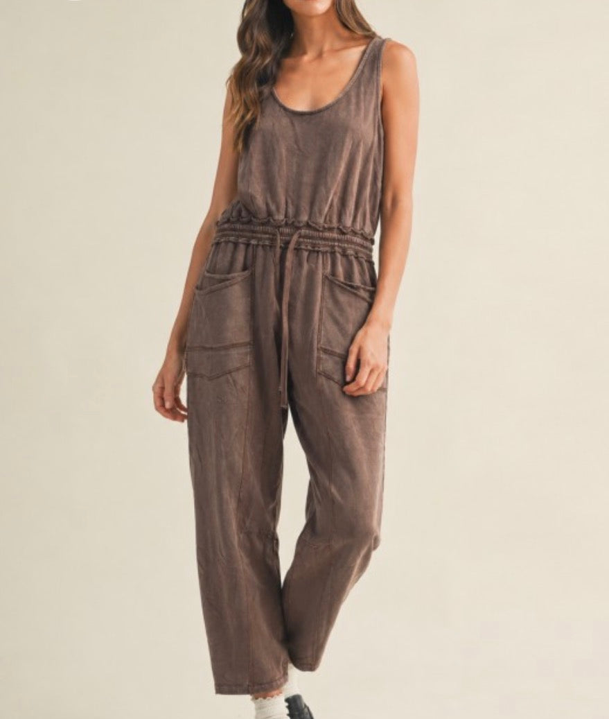 Jackie Mineral Wash Jumpsuit