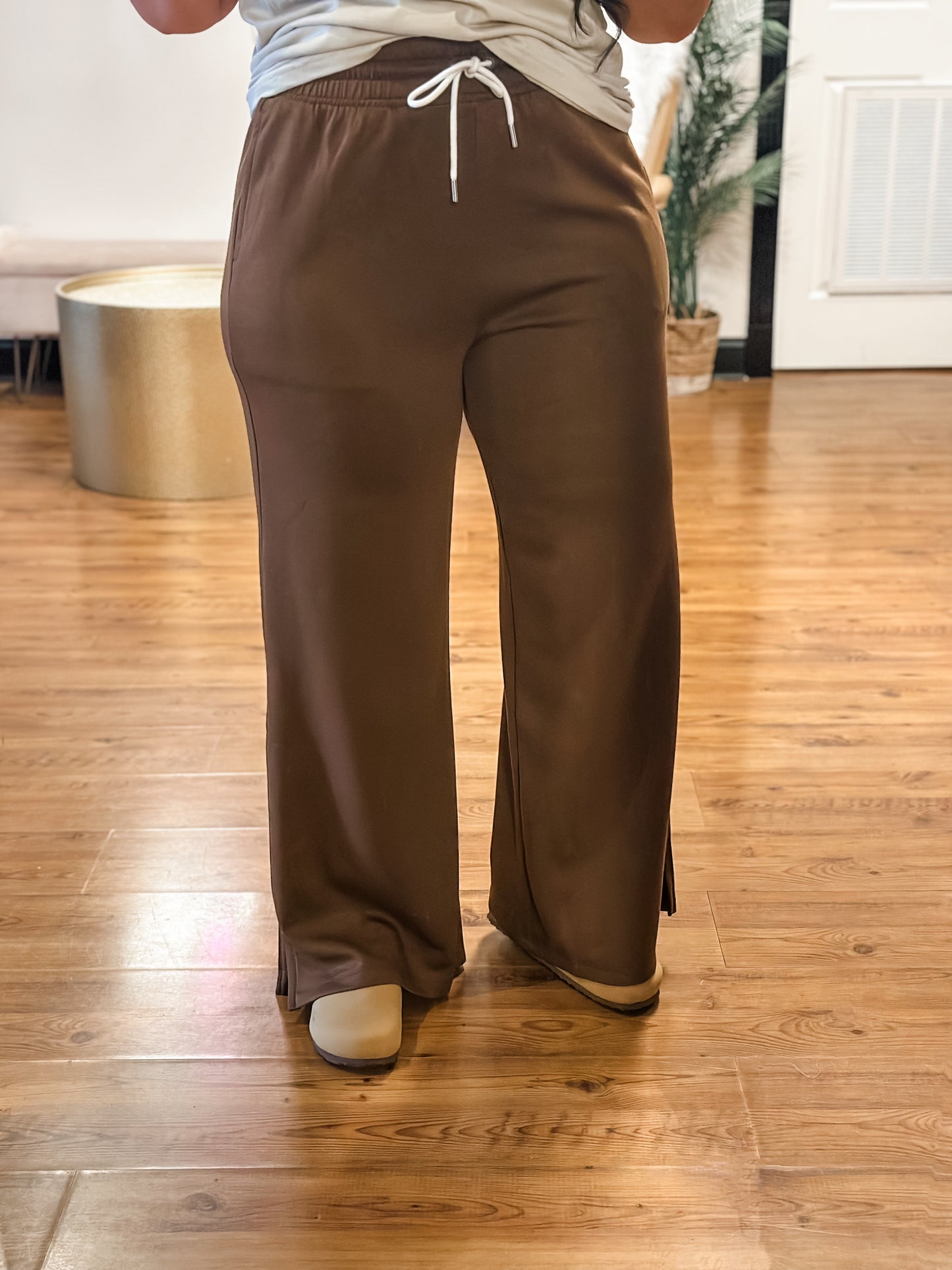 Short on Time Lounge Pants, Brown