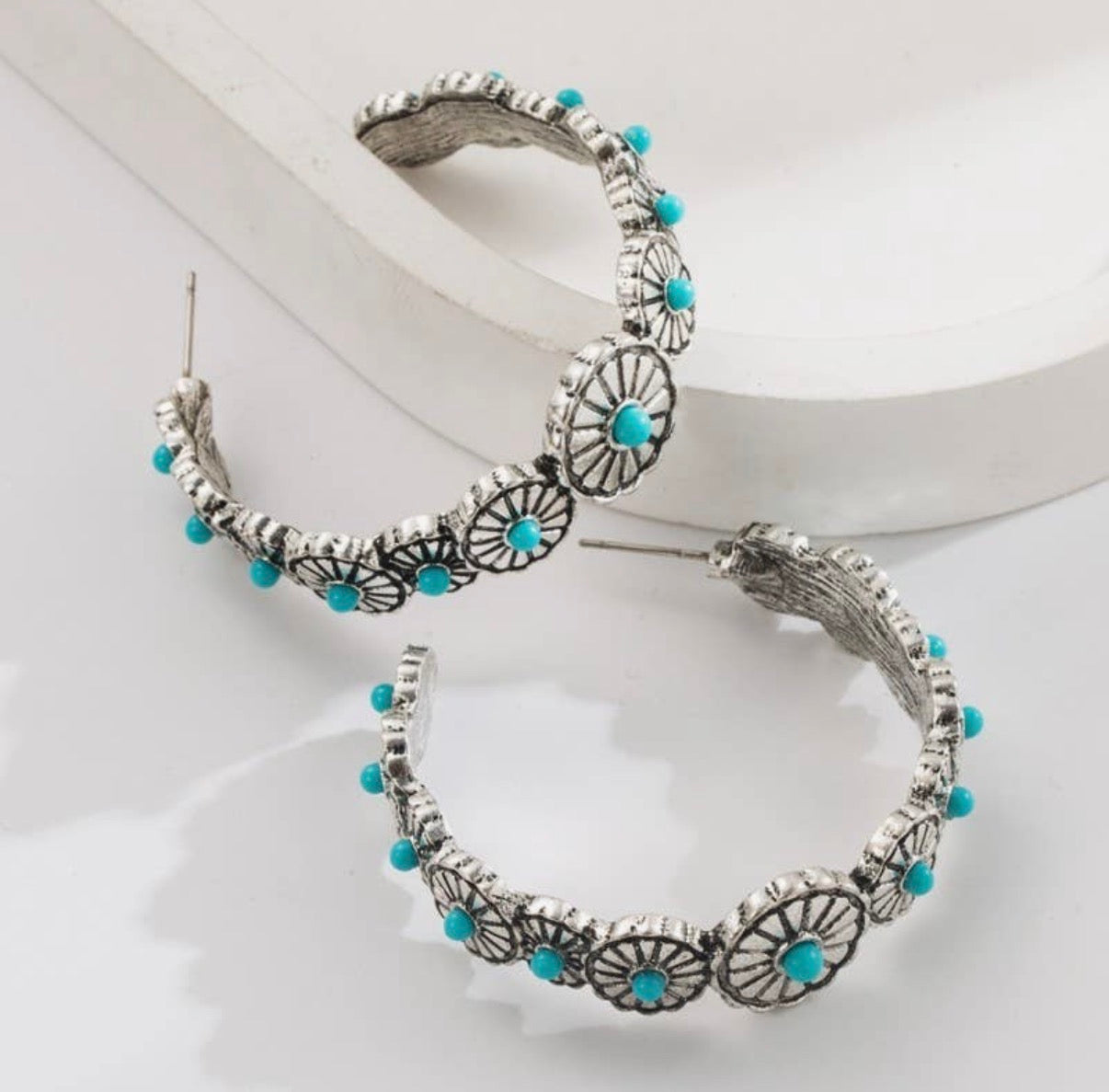 Western Hoop Earrings