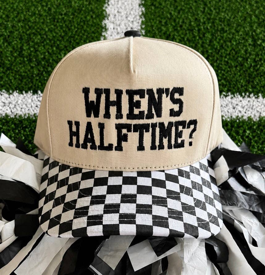 When’s Halftime Checkered Hat