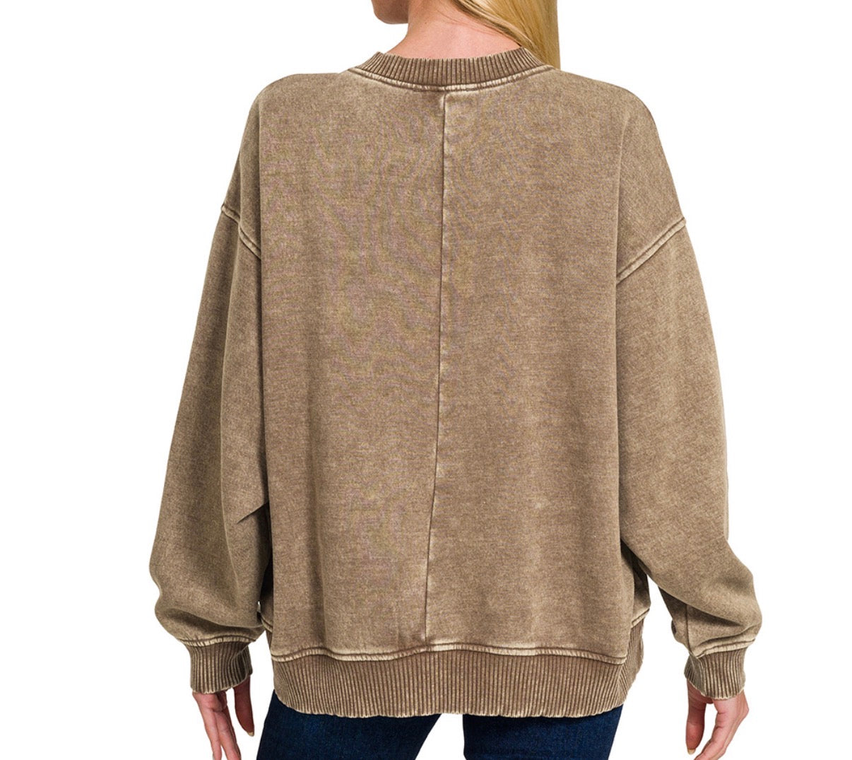 Cozy Comfort Sweatshirt, Mocha