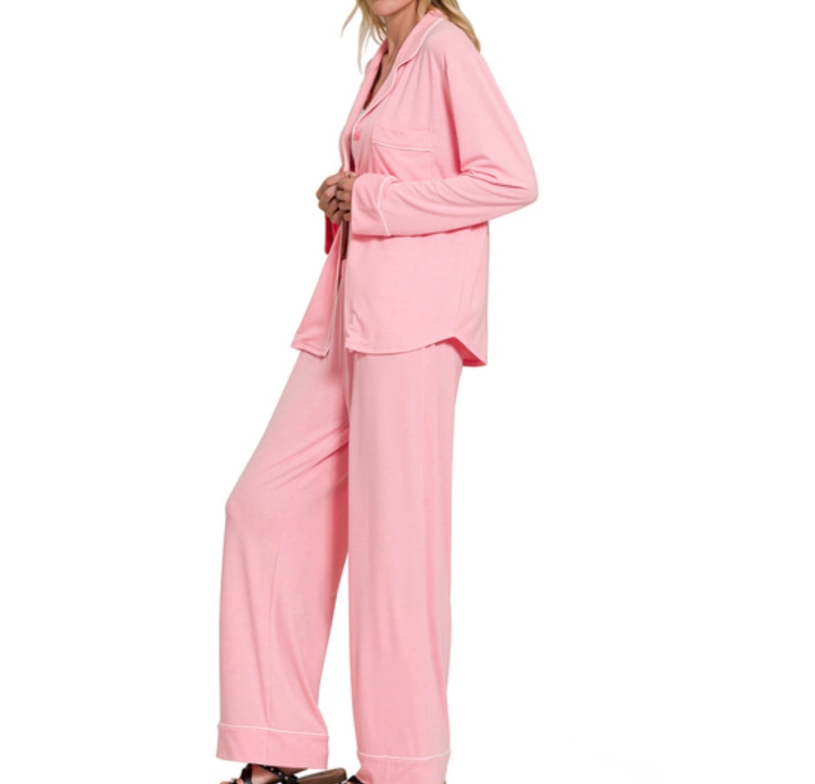 Cozy Time Pajama Set, Pink