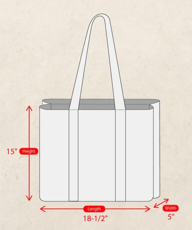 Quilted Boho Tote Bag