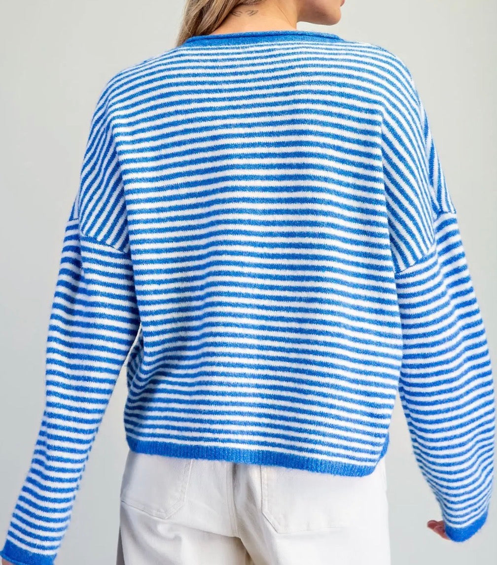 The Go-To Striped Cardigan