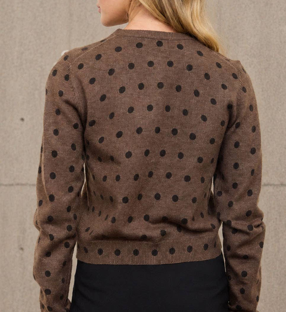 Seasons Change Polka Dot Cardigan