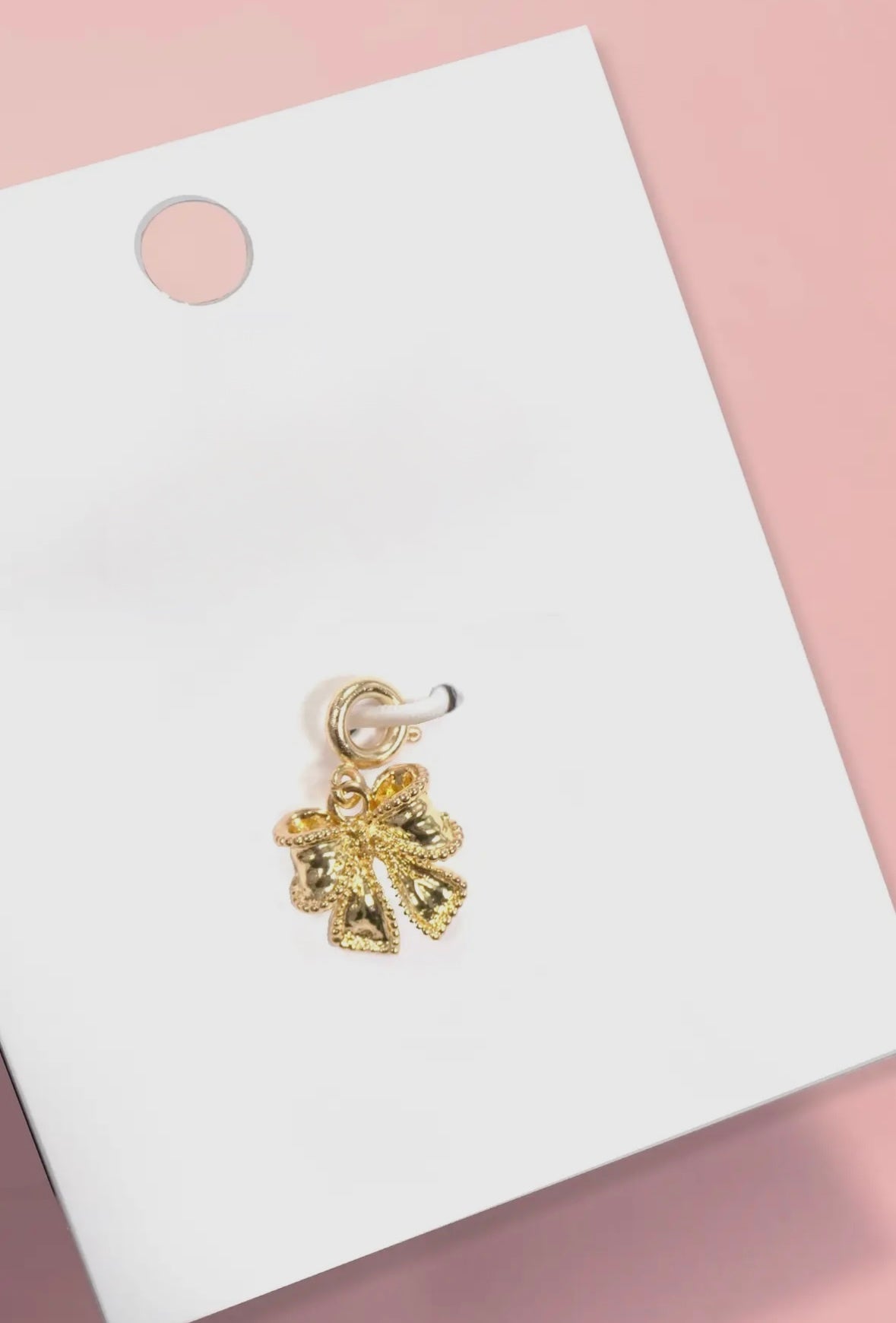 18K Gold Dipped Charm