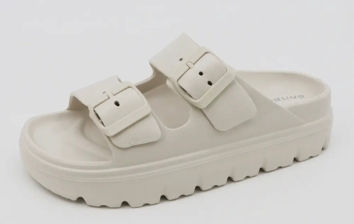 Platform Double Strap Eva Sandal