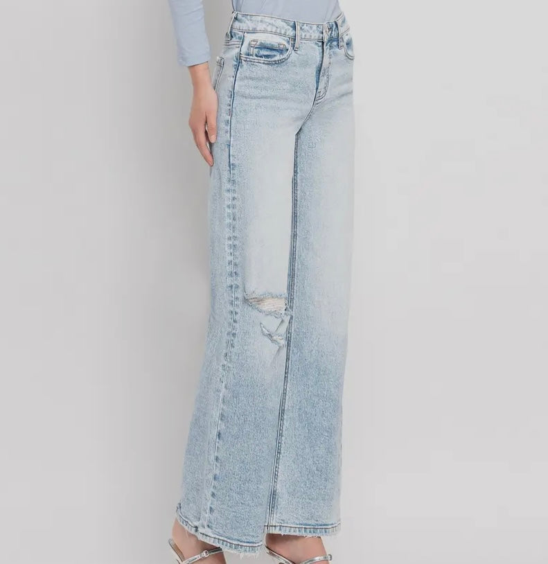 Luci Tummy Control Wide Leg Jeans
