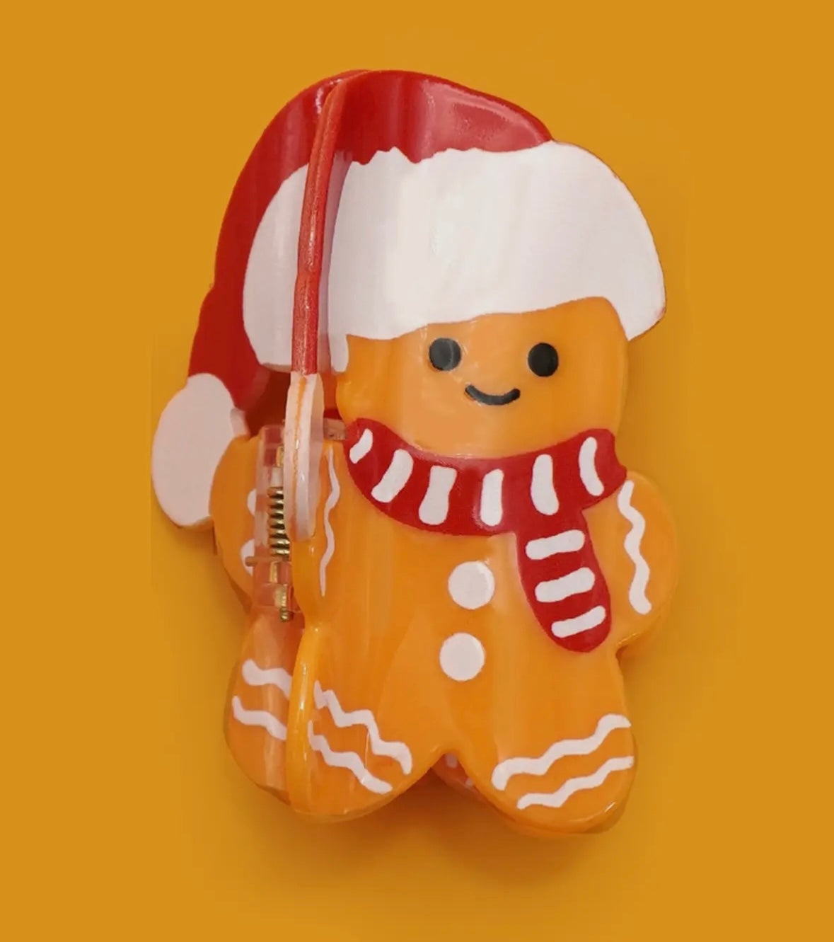 Gingerbread Man Claw Clip