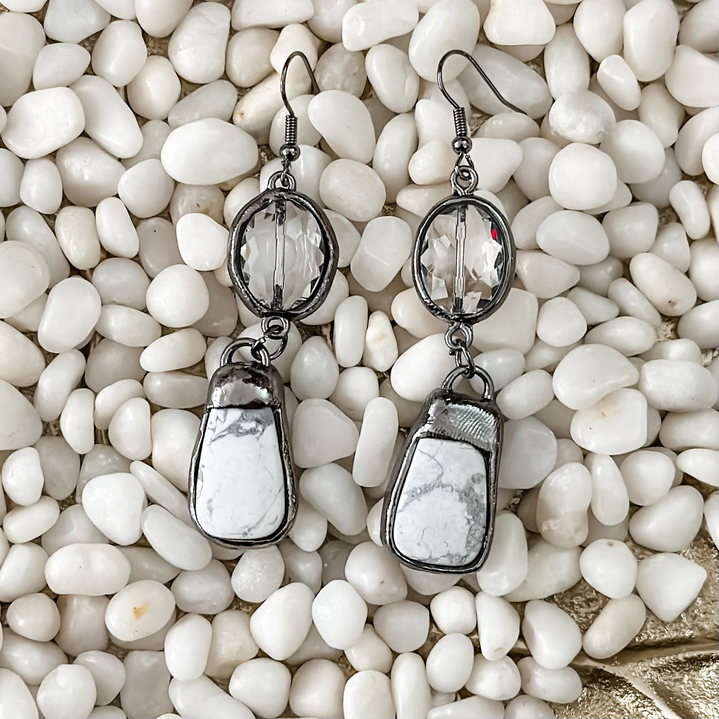 Stone Dangle Earrings