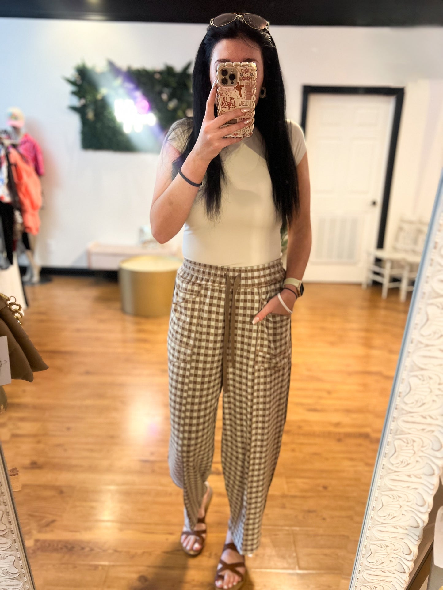 Check Me Out Barrel Utility Pants