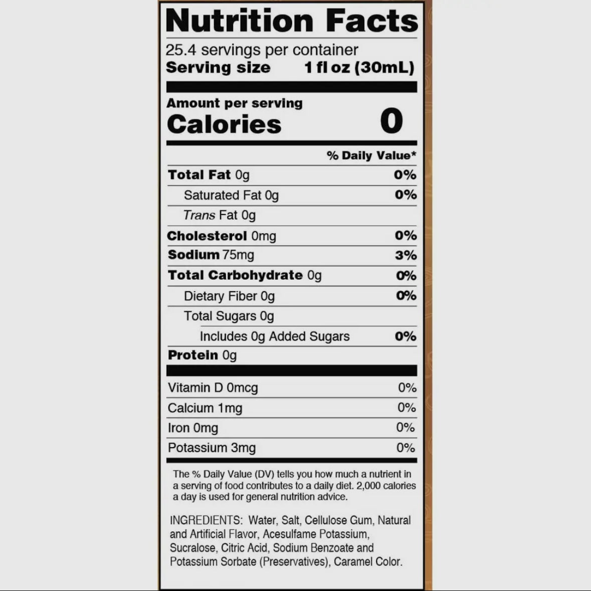 Sugar Free Caramel Pecan Syrup