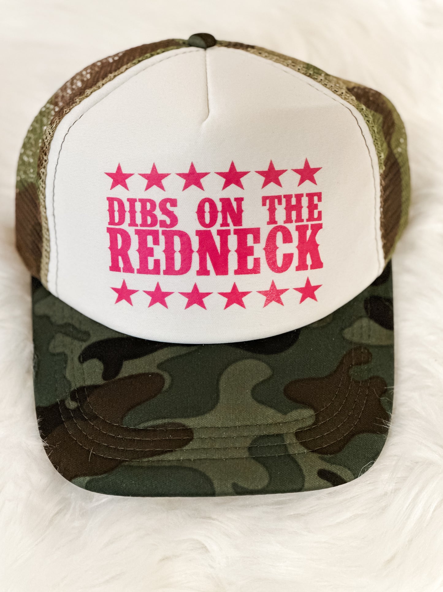 Dibs on the Redneck Trucker Hat