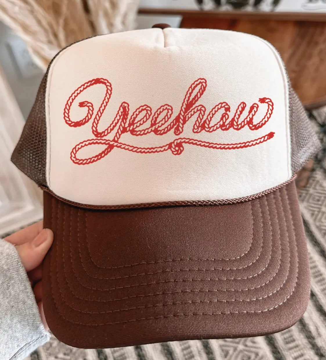 Yeehaw Rope Trucker Hat