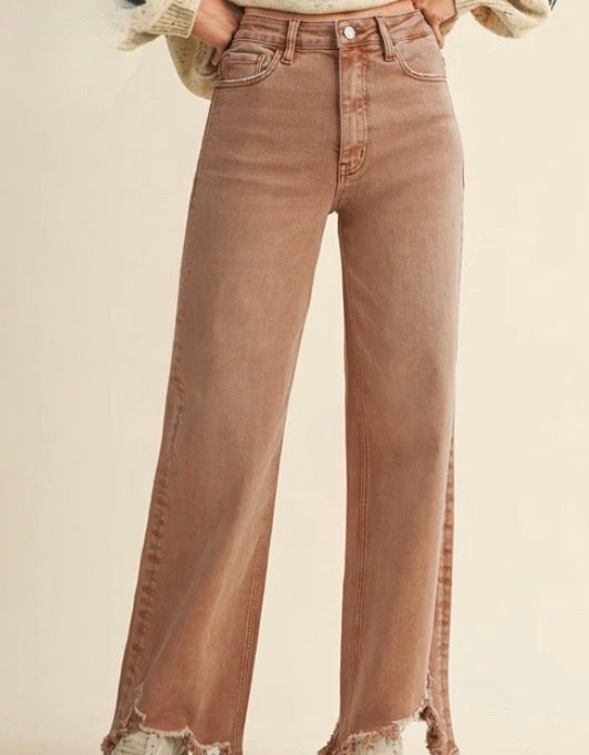 Vanna Distressed Hem Jeans