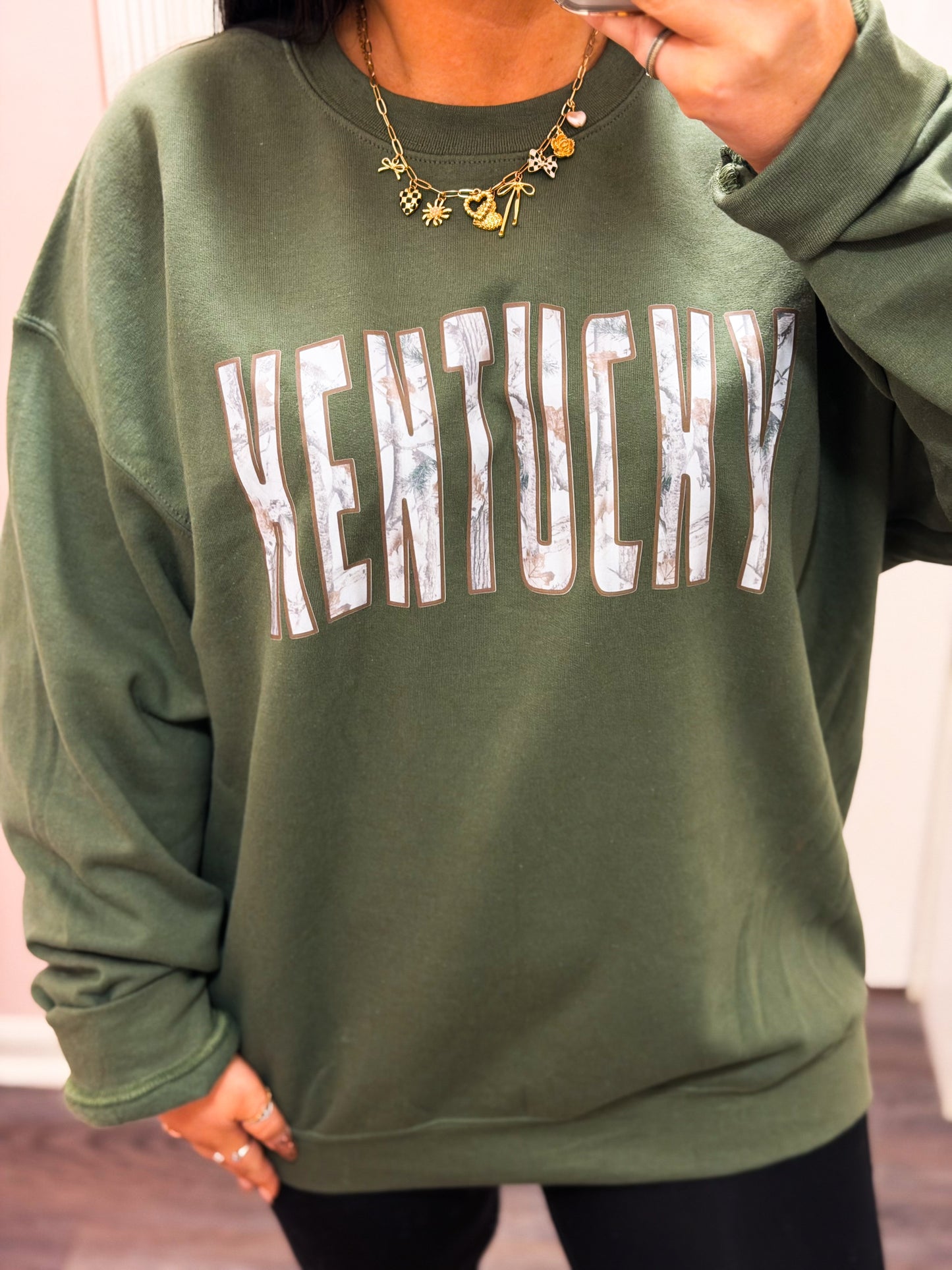 Camo Kentucky Crewneck