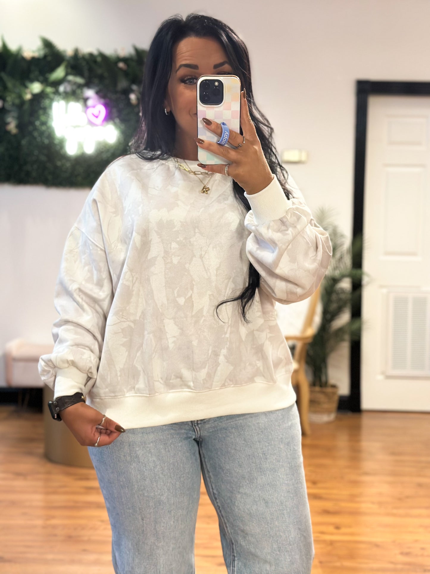 Camo Fleece Pullover