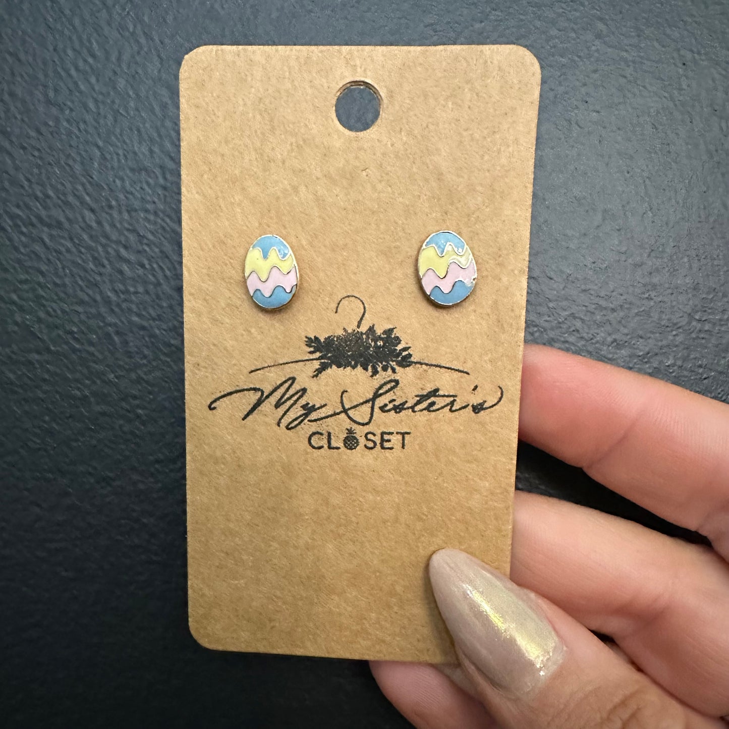Easter Egg Stud Earrings