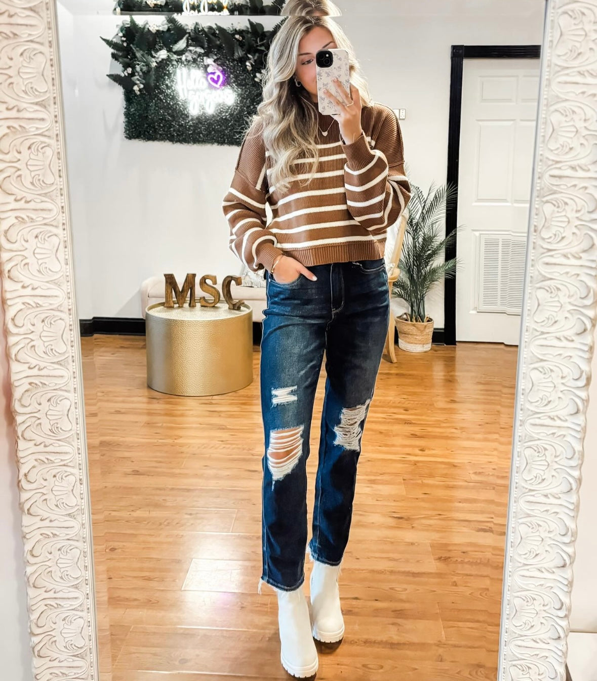 Carrie “Rigid Magic” Straight Jeans