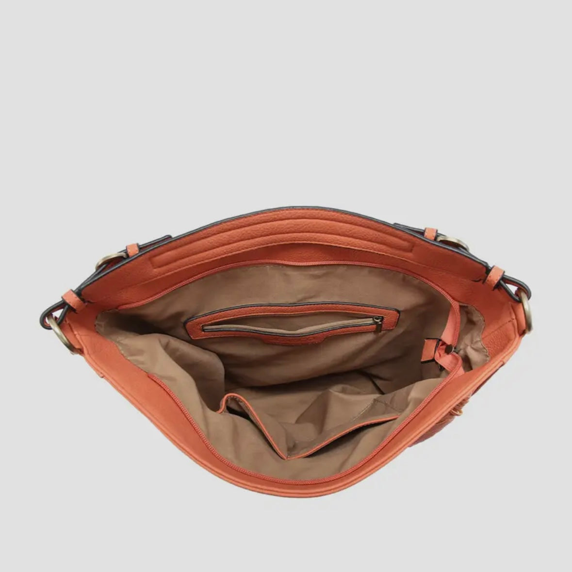 Aris Whipstitch Hobo/Crossbody w/ Guitar Strap