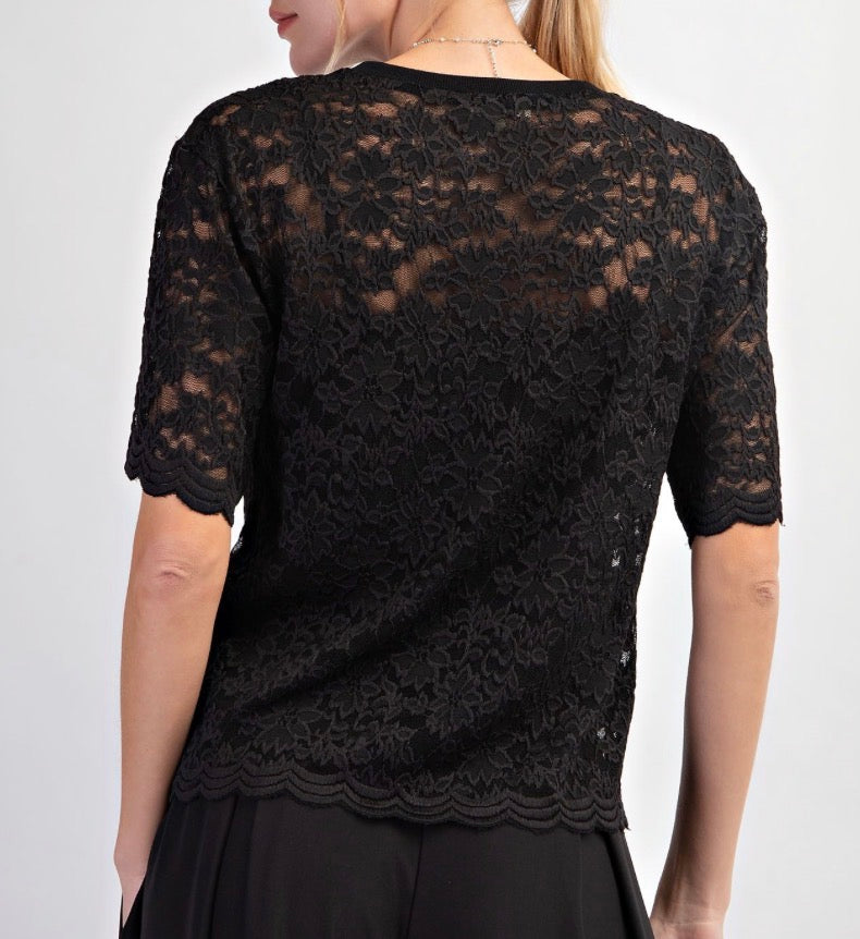 Madelyn Lace Top