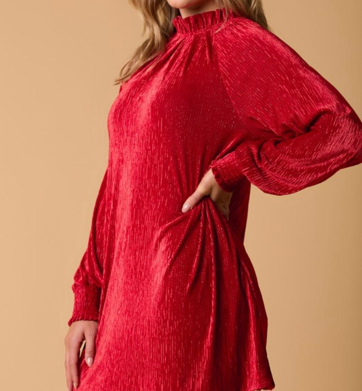 Feeling Festive Velvet Dress