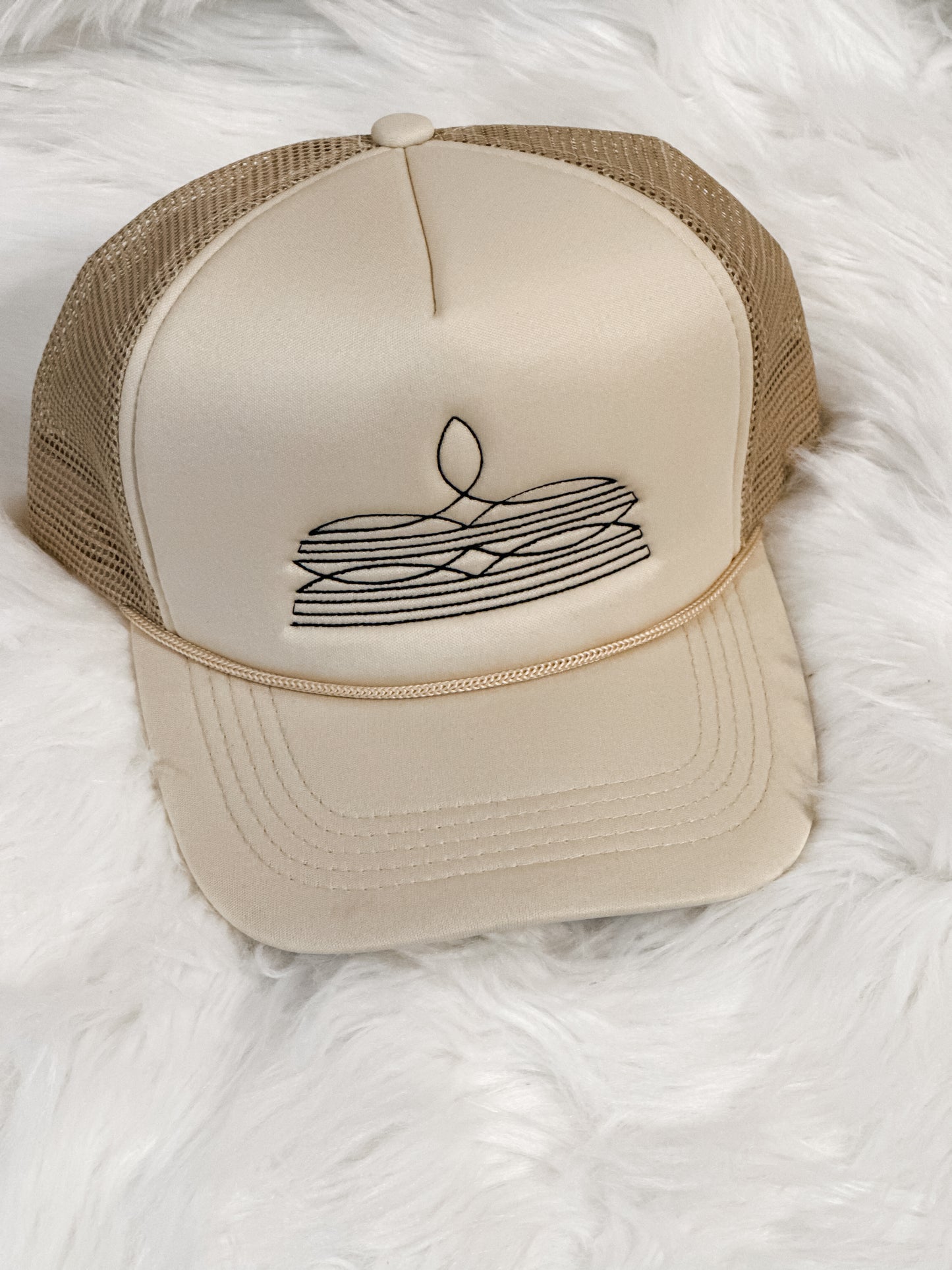 Western Boot Stitch Trucker Hat