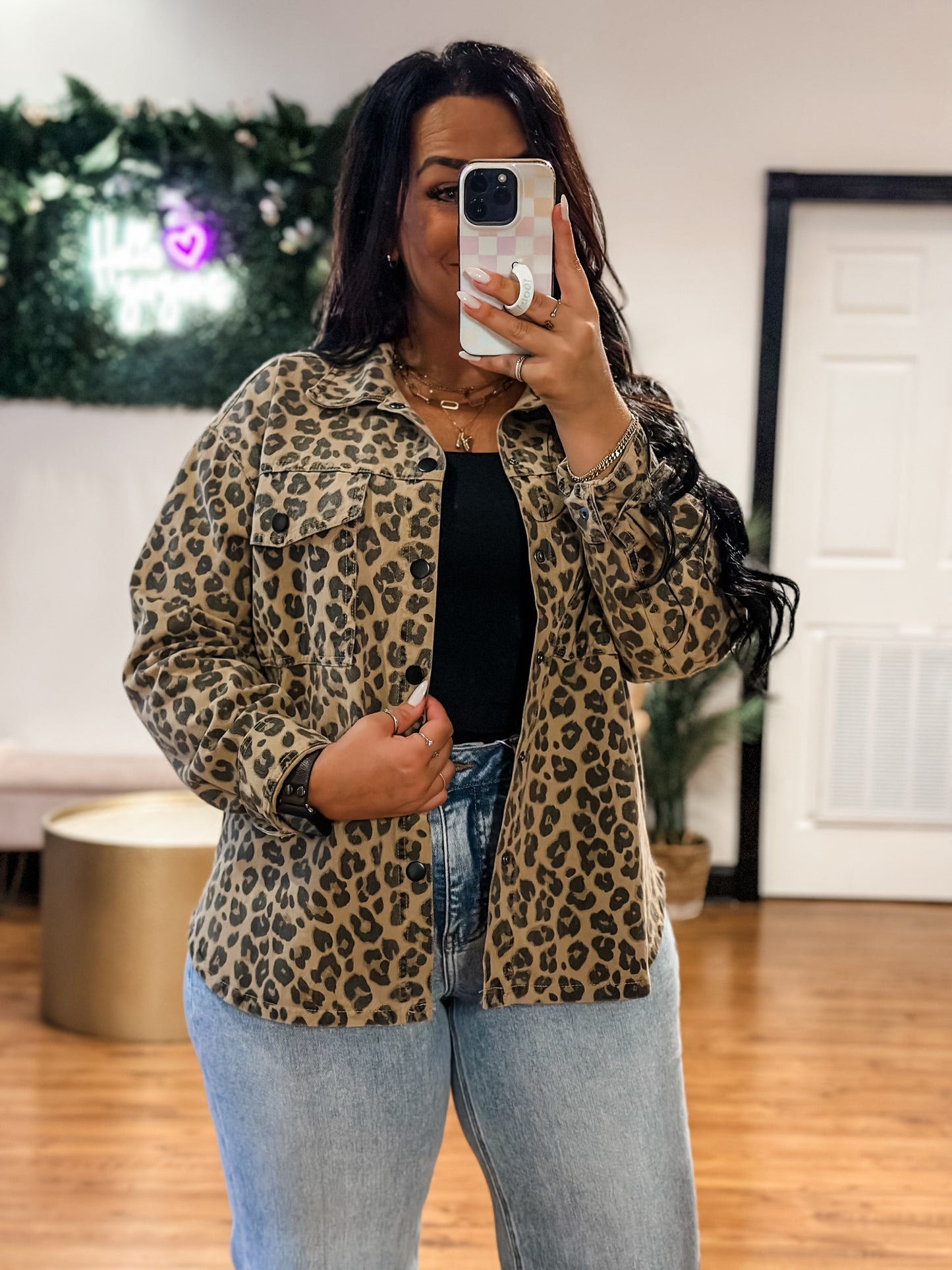 Leopard Print Shacket