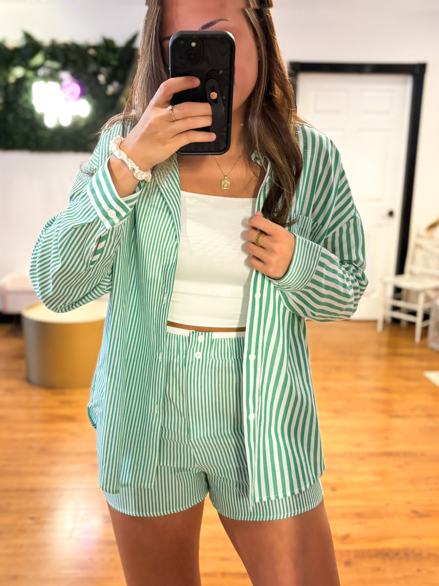 Take Time Striped Set