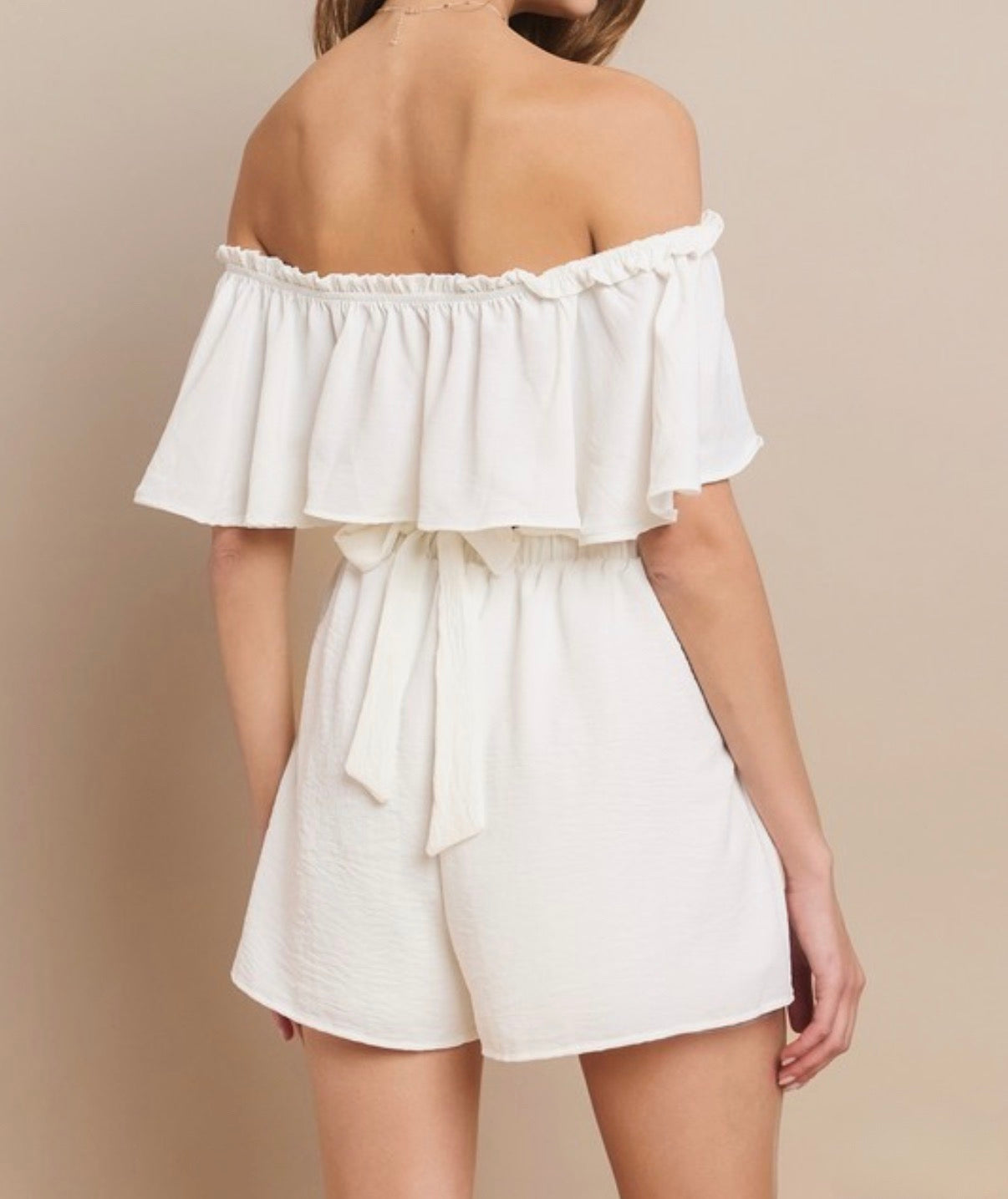 Softly Flowing Crepe Romper