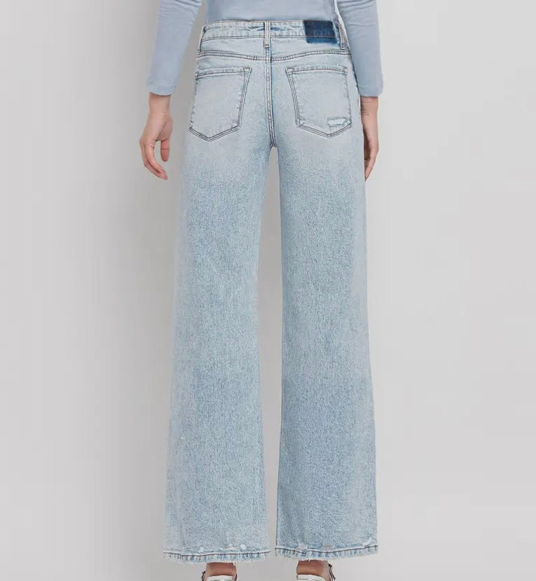 Luci Tummy Control Wide Leg Jeans