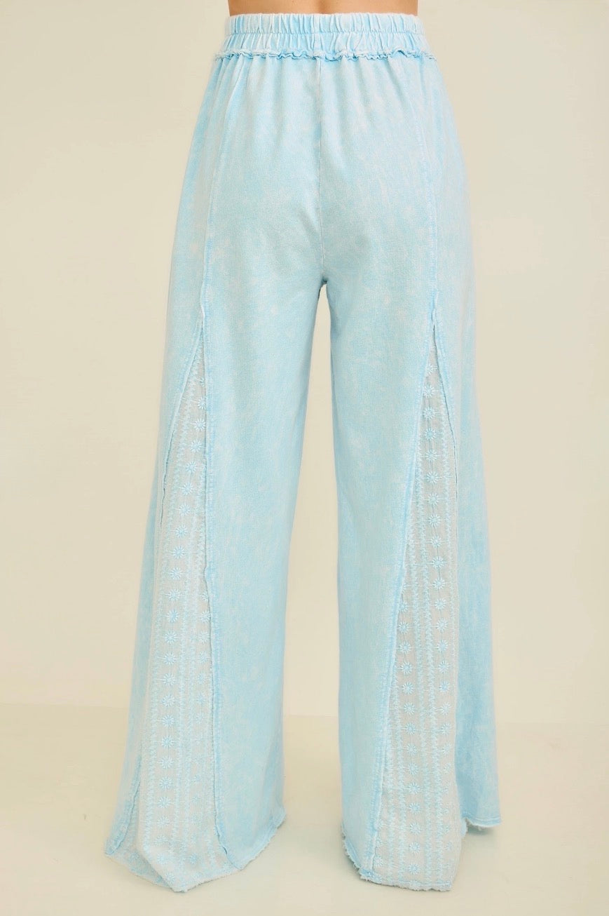 Mason Eyelet Flare Pants