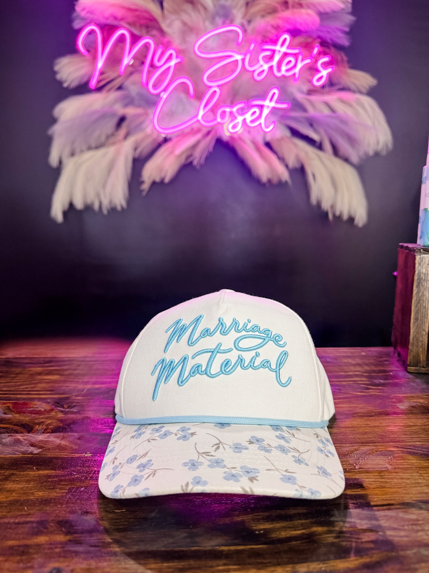 Marriage Material Statement Hat