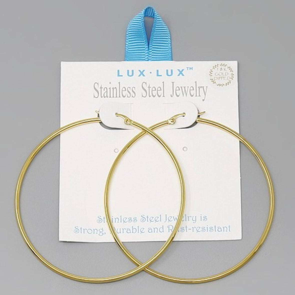 Skinny Hoop Earrings