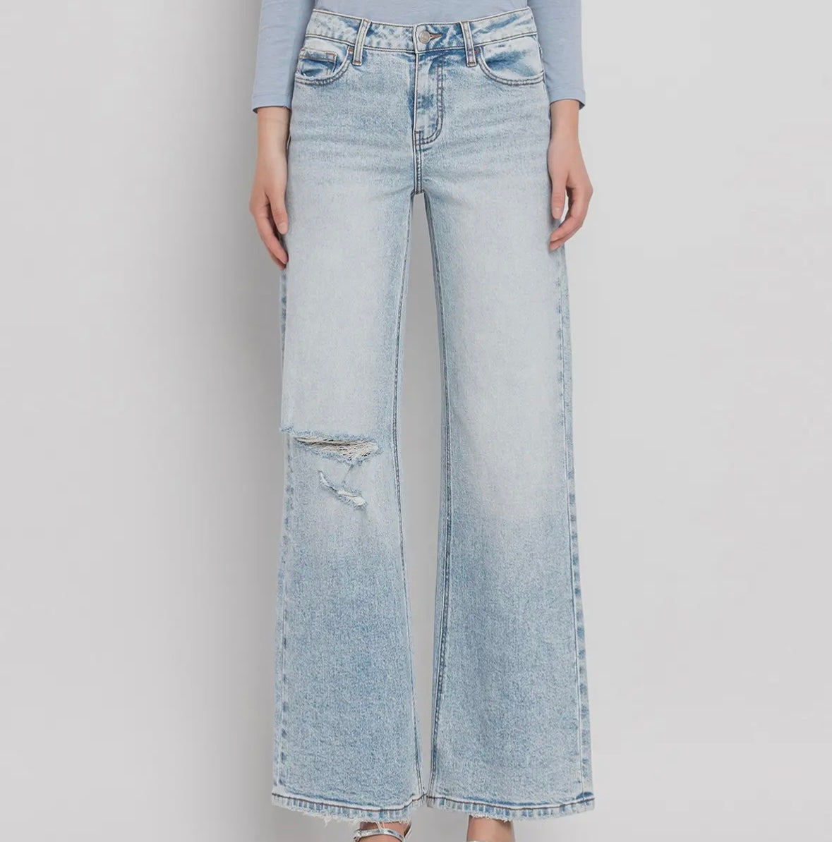 Luci Tummy Control Wide Leg Jeans