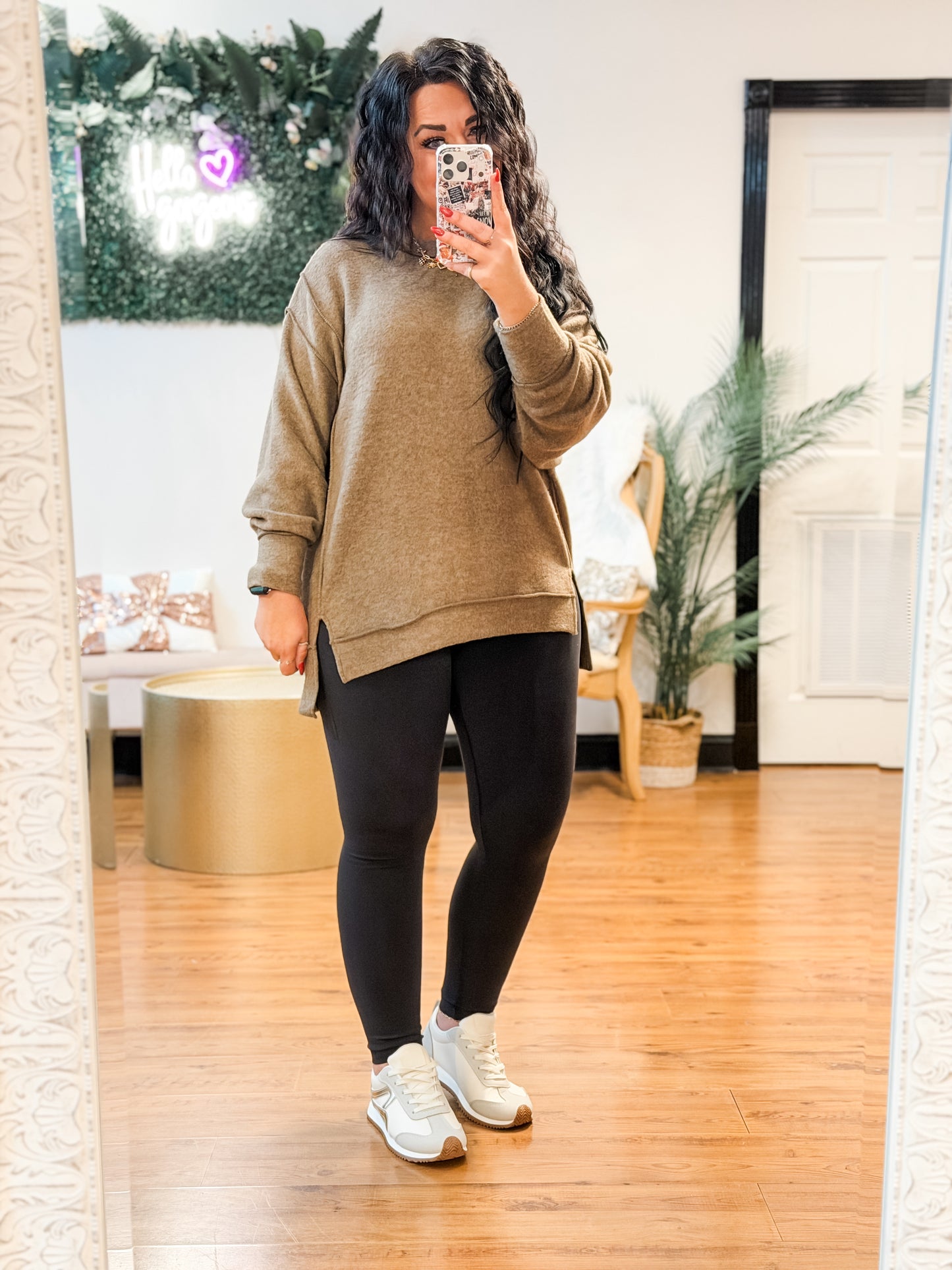 Casual Warmth Oversized Sweater, Mocha