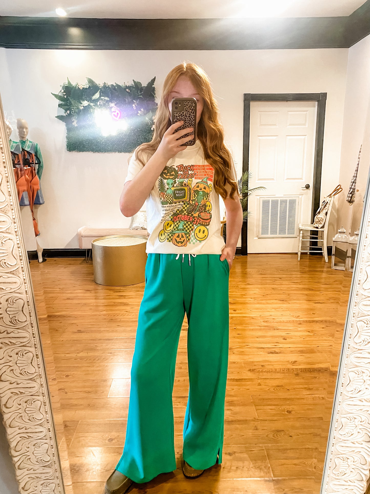 Short on Time Lounge Pants, Green
