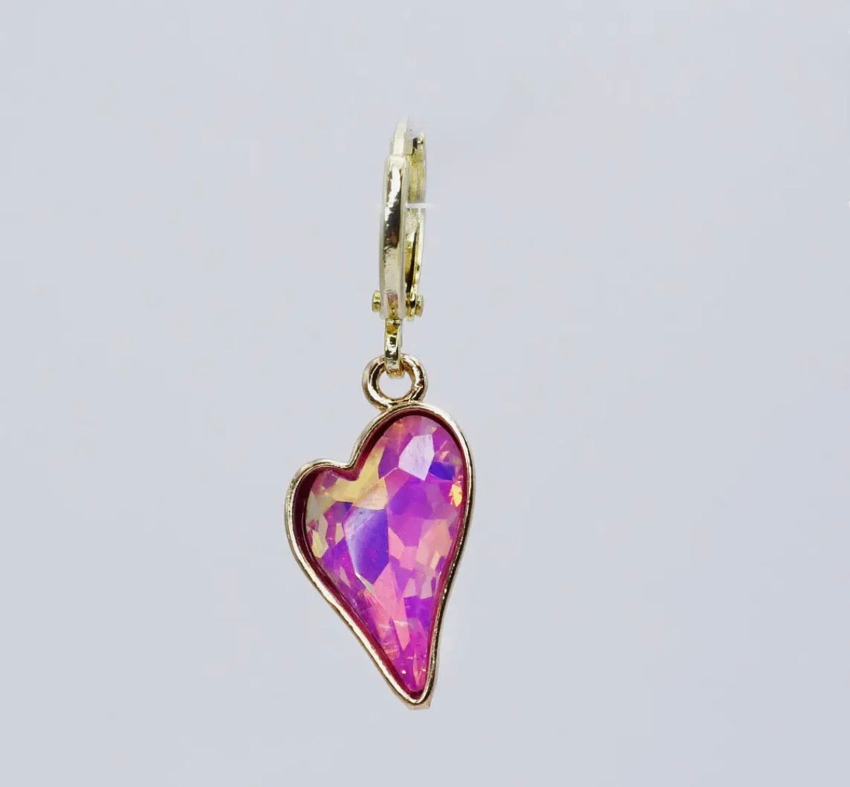 Gemstone Heart Charm