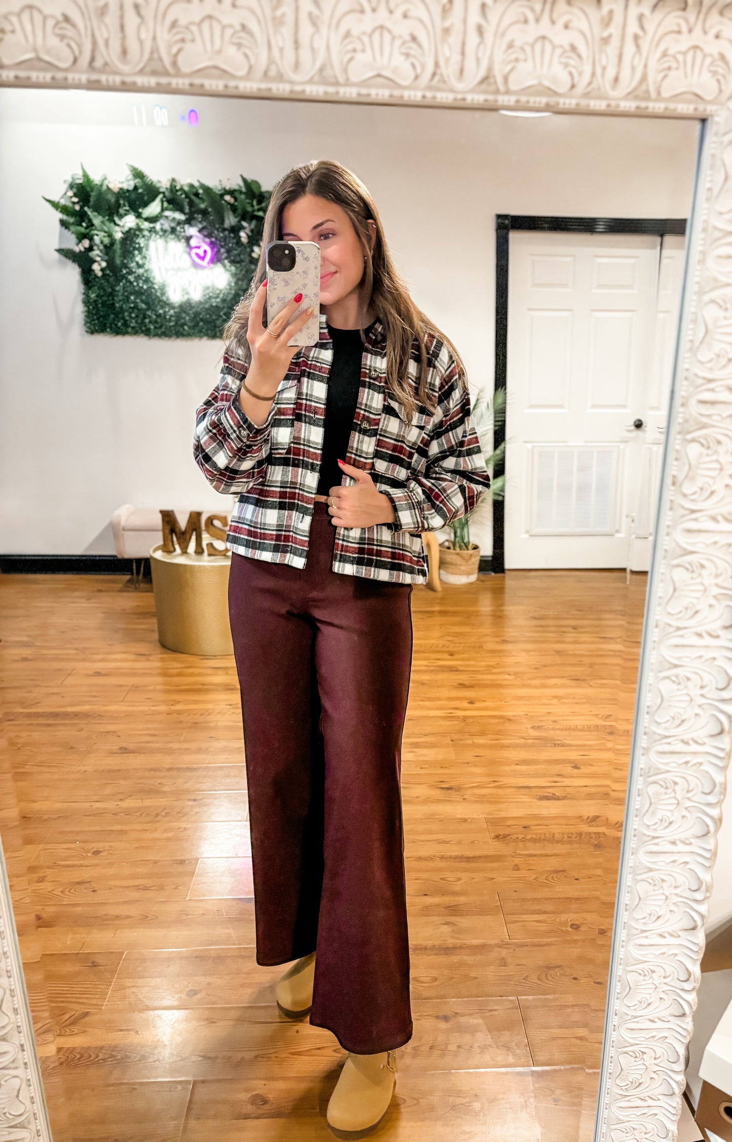 Forever In Plaid Shacket