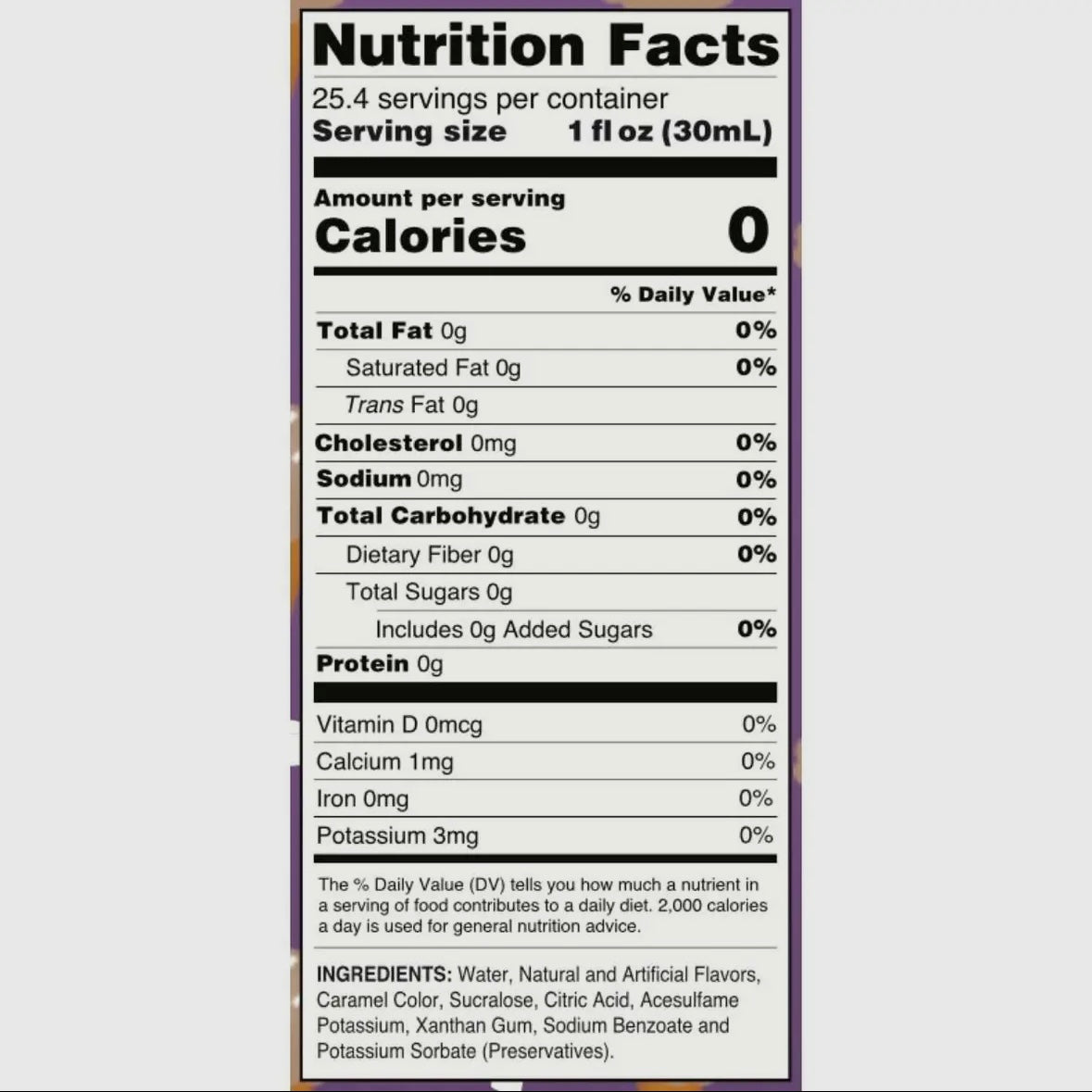 Sugar Free Rocky Road Syrup