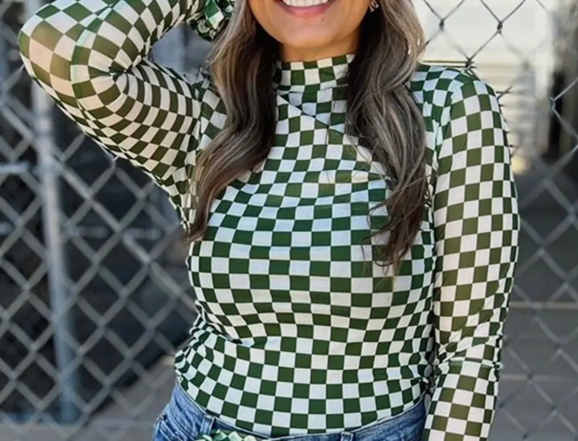 Team Spirit Mesh Top, Green