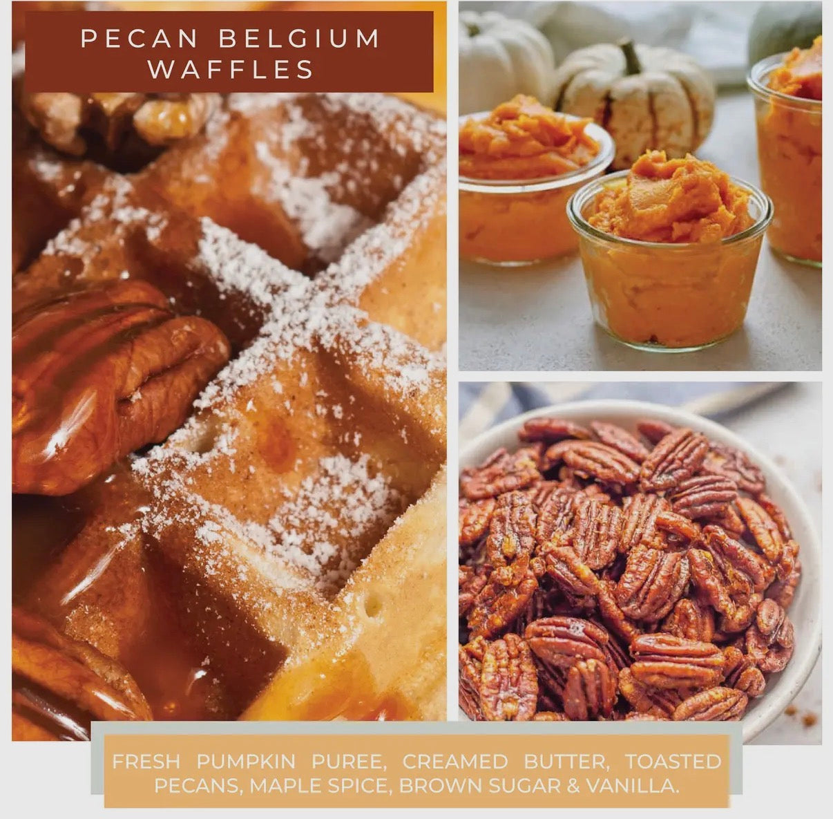 Pecan Belgium Waffles 6oz Candle