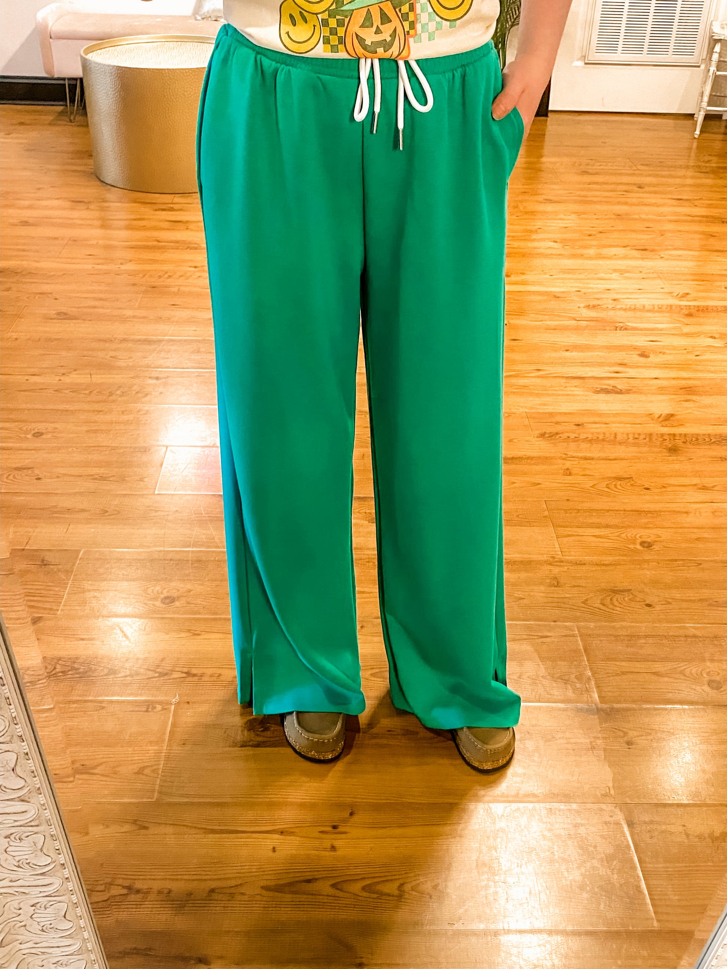Short on Time Lounge Pants, Green