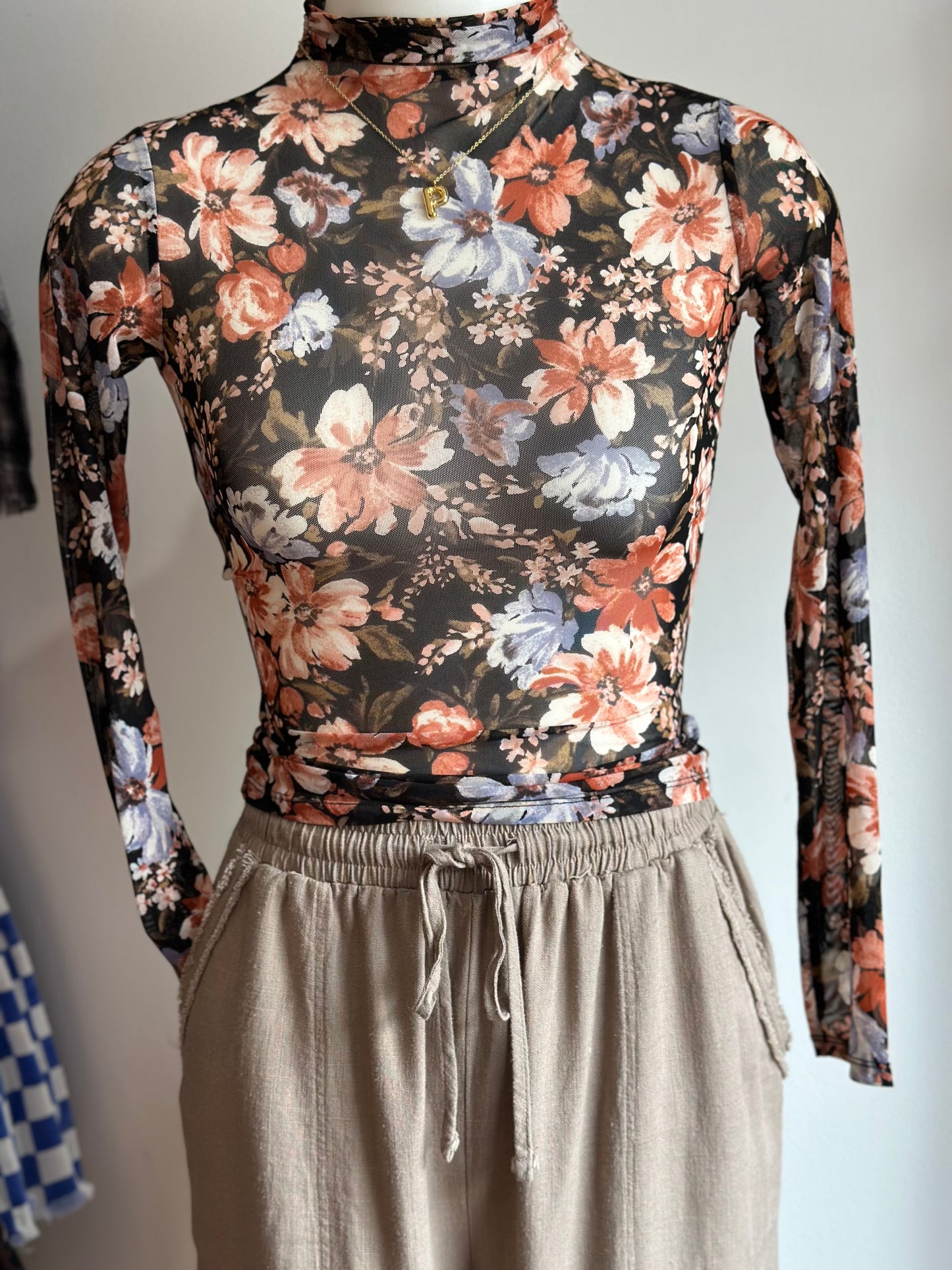 Floral Affair Sheer Top