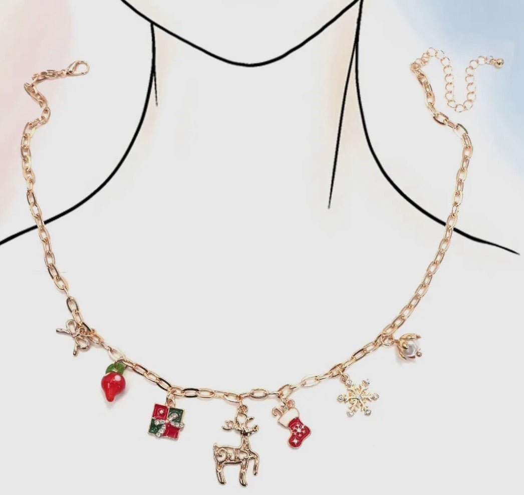 Christmas Charm Necklace