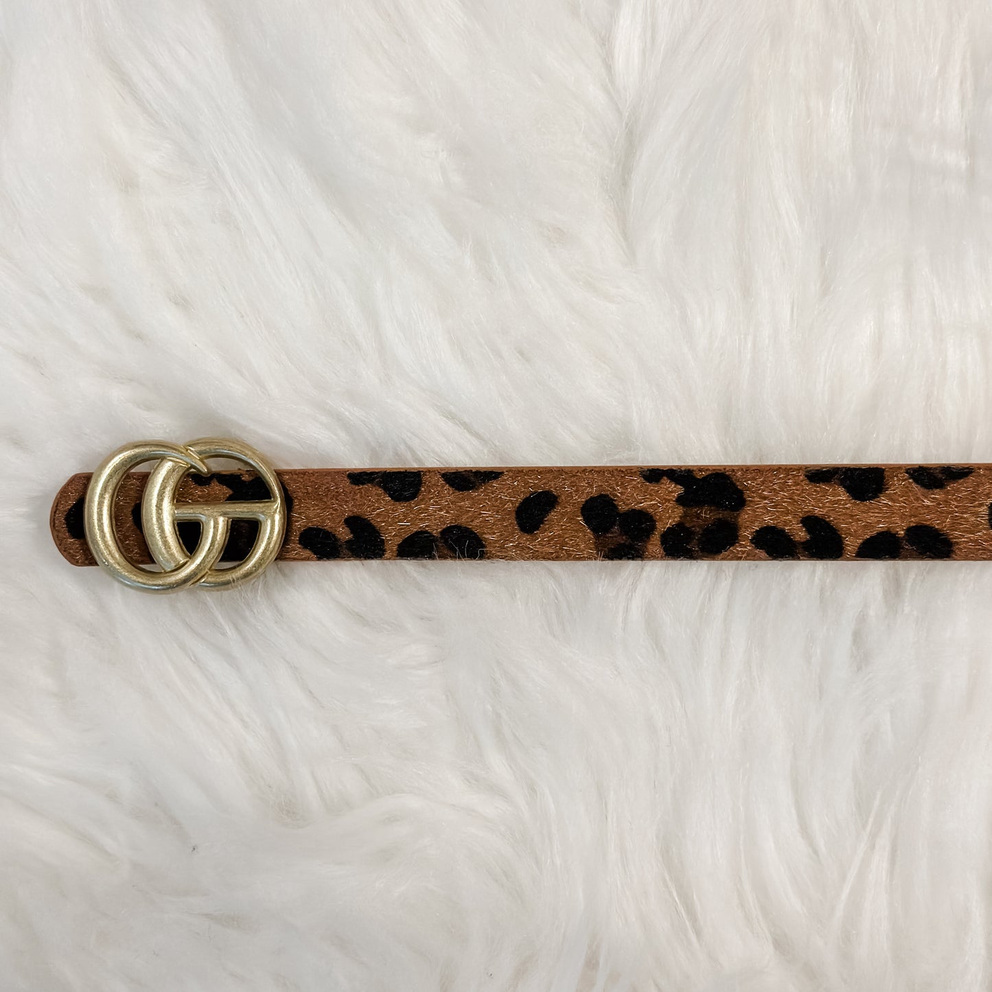 Double “G” Slim Belt