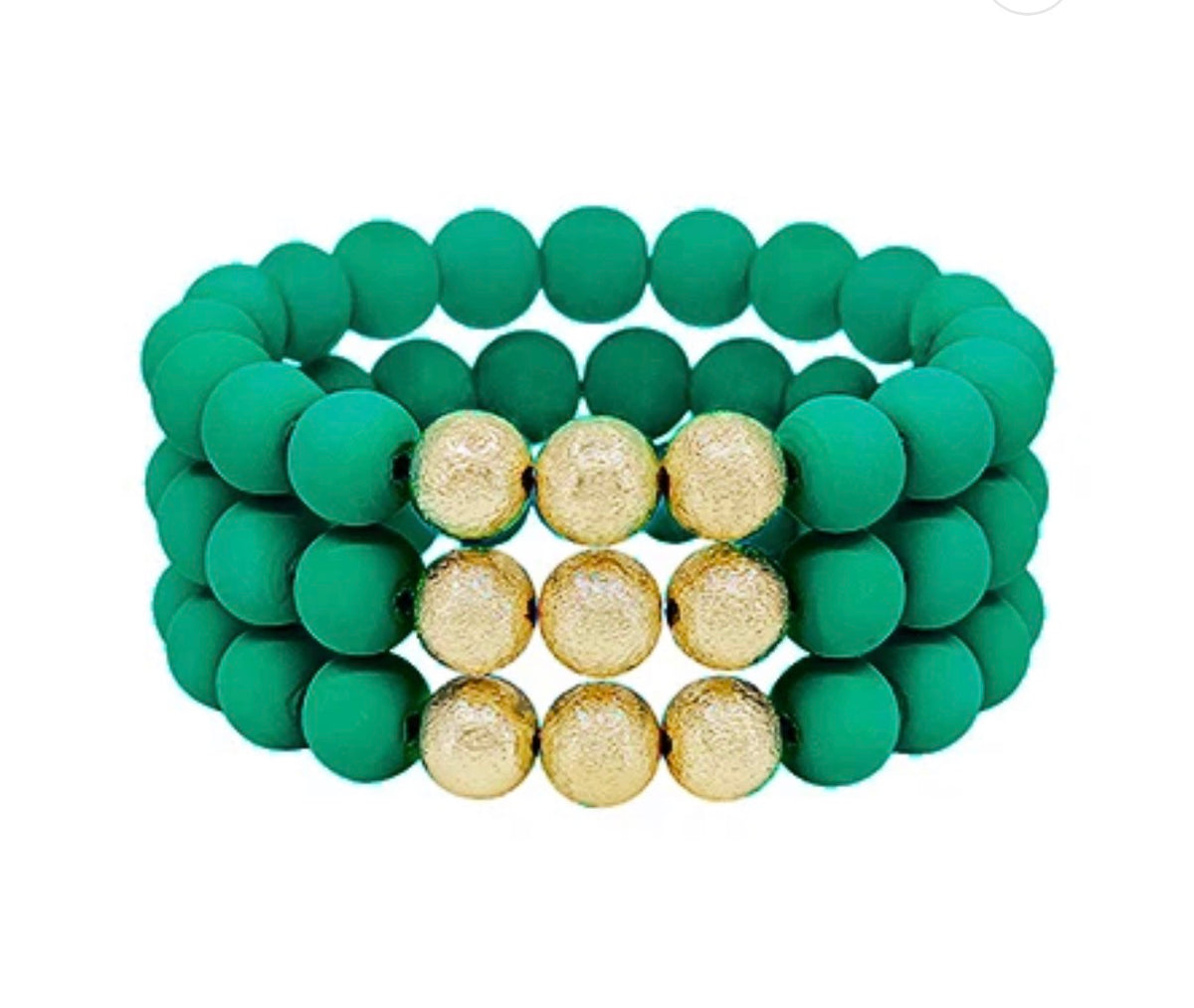 Gold Ball Accent Bracelet